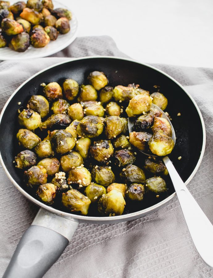 Asian Sesame Roasted Brussels Sprouts