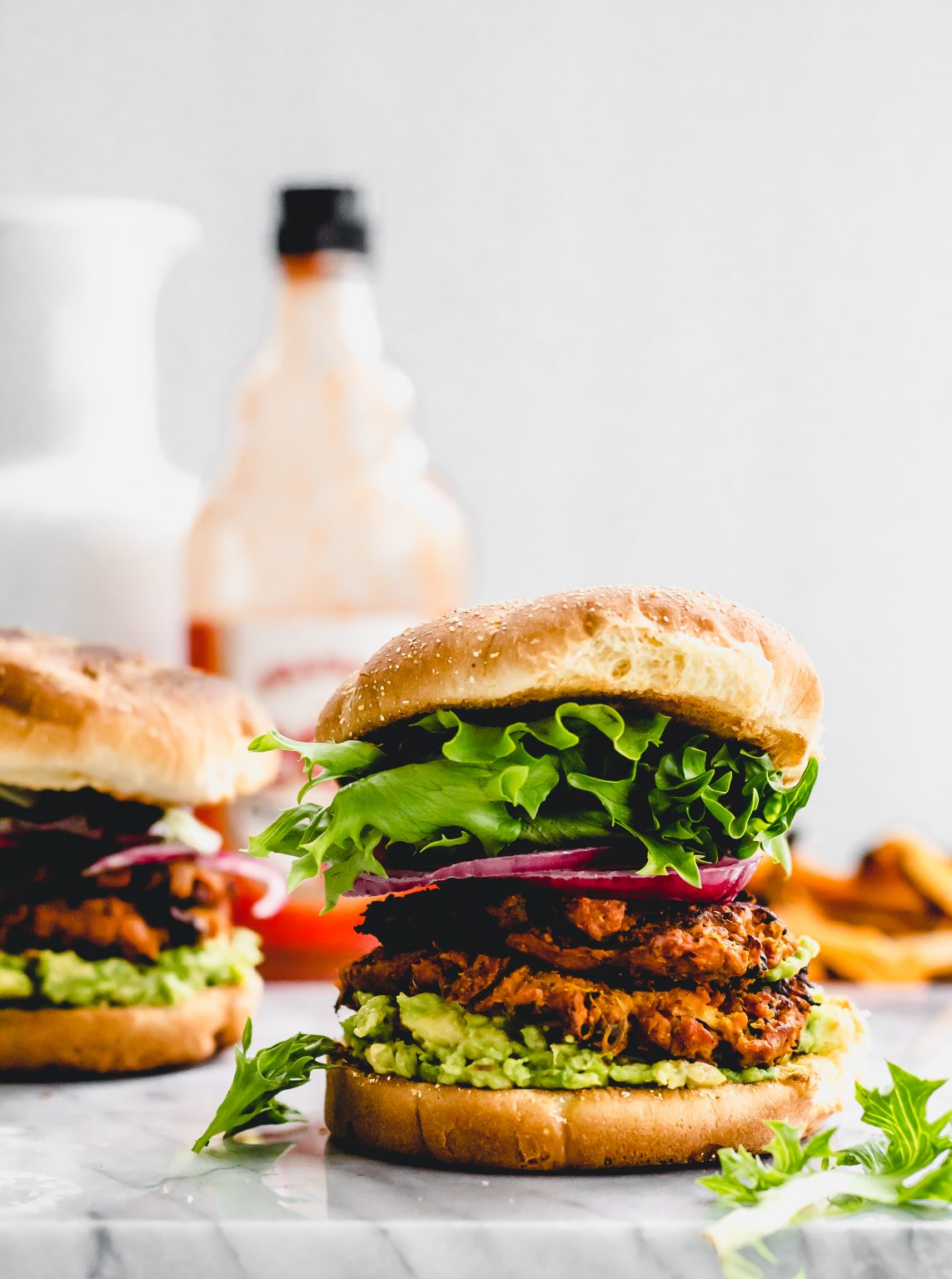 Spicy Sweet Potato and Black Bean Veggie Burgers – Plantiful Emma